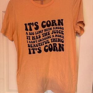 Canvas beige Tee with Bold Black Print